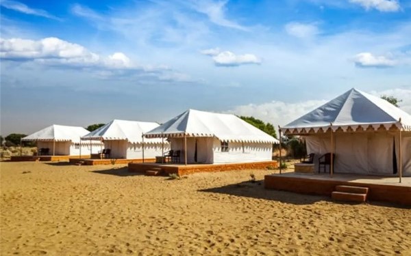Desert camping Pushkar