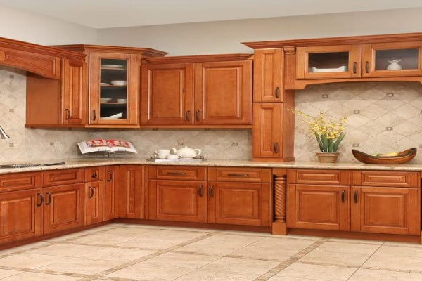wooden modular kitchen in Noida